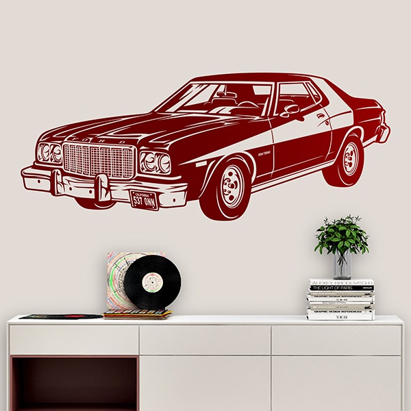 Adesivi Murali: Ford Torino Starsky e Hutch