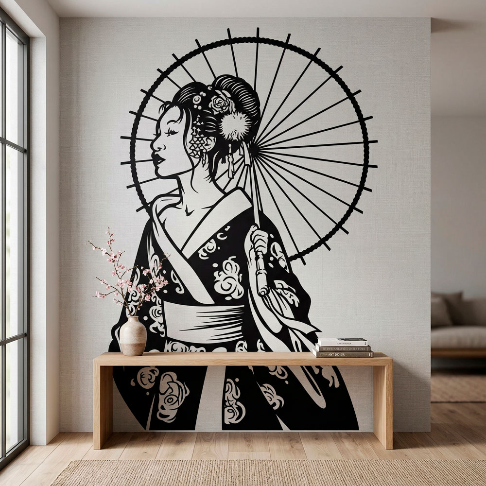 Adesivi Murali: Geisha