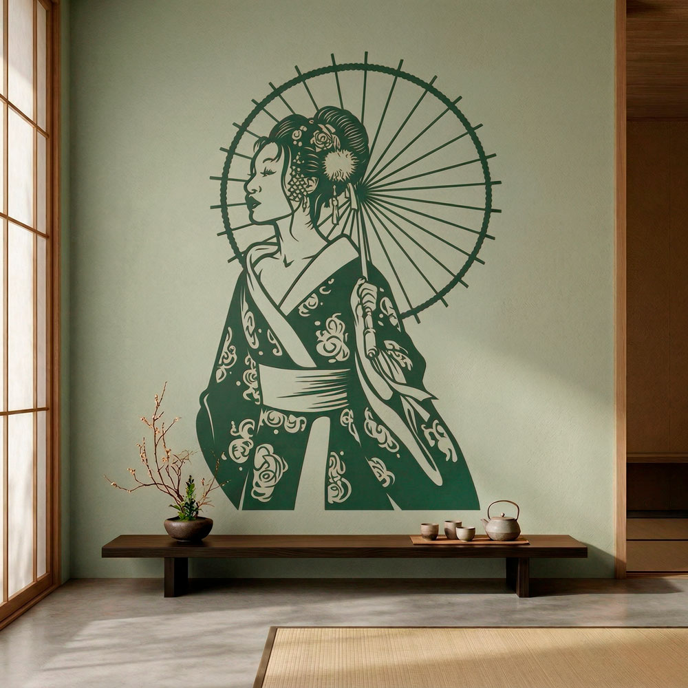 Adesivi Murali: Geisha