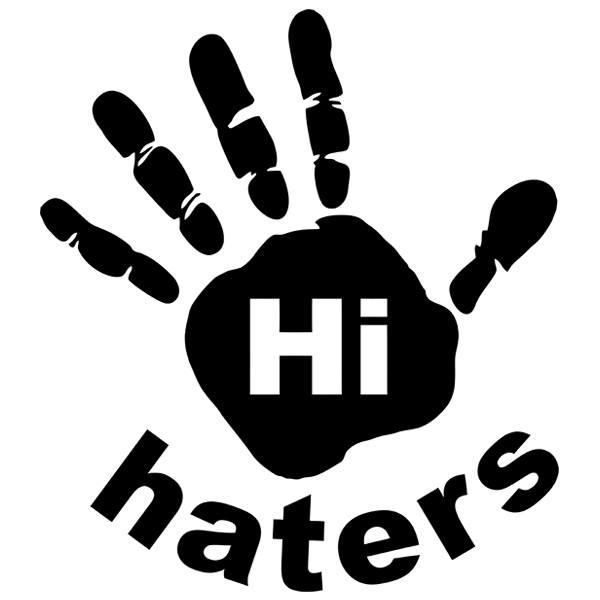 Adesivi per Auto e Moto: Hi Haters