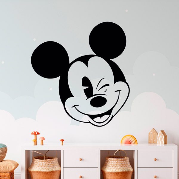 Adesivi per Bambini: Mickey Mouse strizza l