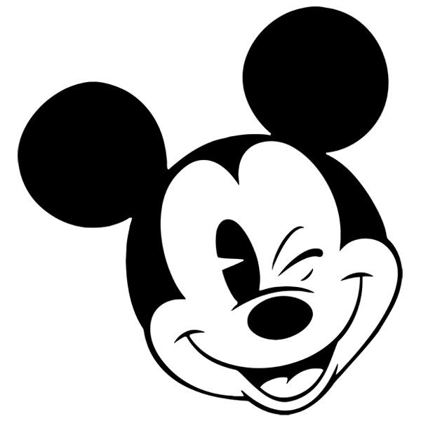 Adesivi per Bambini: Mickey Mouse strizza l