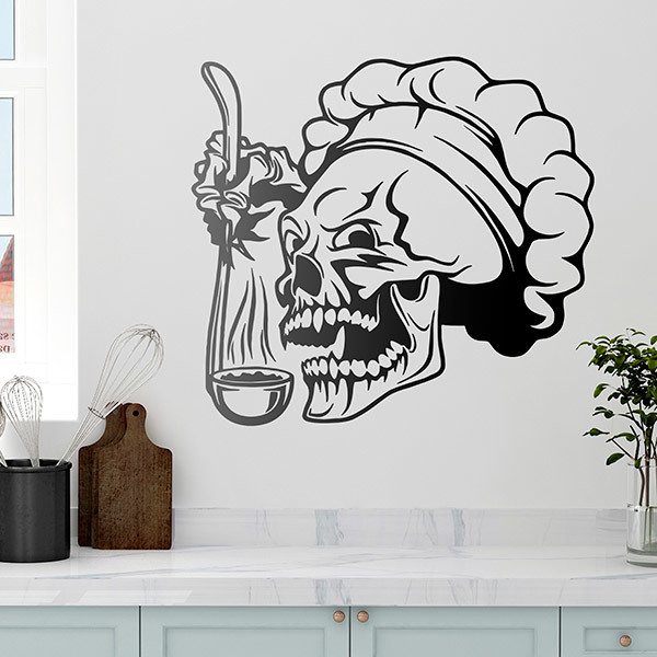 Adesivi Murali: Cranio Chef