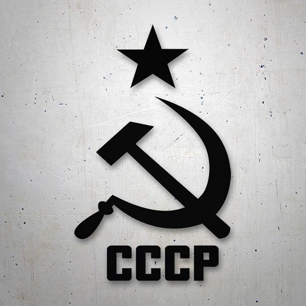 Adesivi per Auto e Moto: CCCP - Unione Sovietica