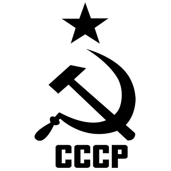 Adesivi per Auto e Moto: CCCP - Unione Sovietica