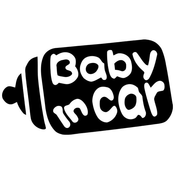 Adesivi per Auto e Moto: Baby in car