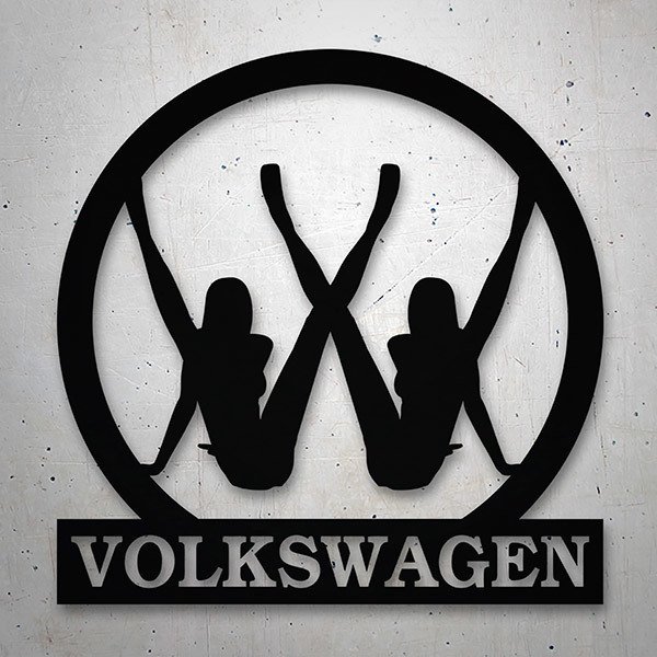 Adesivi per Auto e Moto: Volkswagen sexy