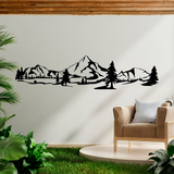 Adesivi Murali: Montagne e pini 4