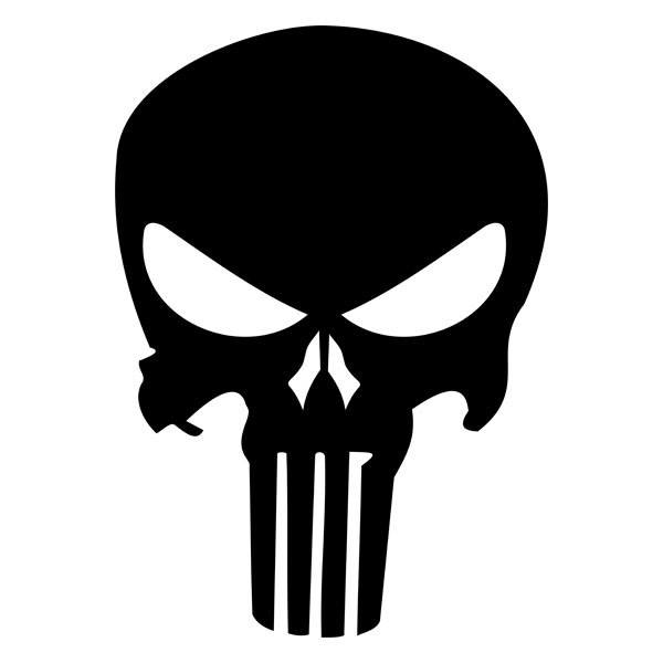 Adesivi Murali: Cranio The Punisher 