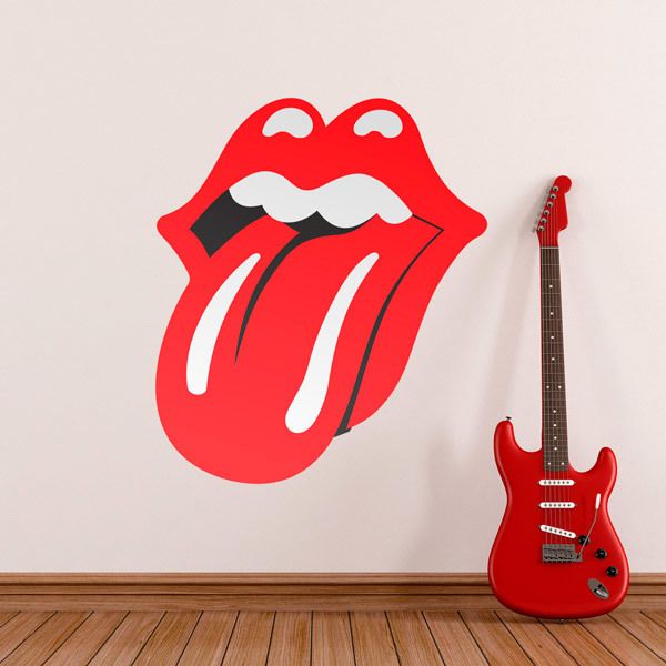 Adesivi Murali: Linguaggio dei Rolling Stones