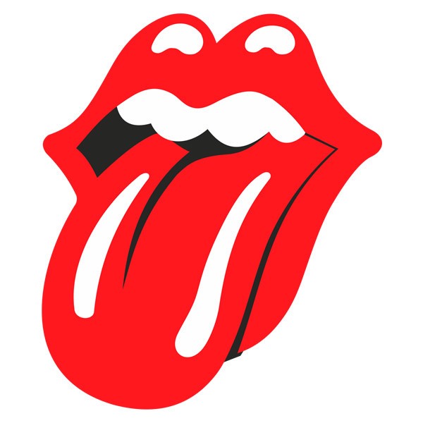 Adesivi Murali: Linguaggio dei Rolling Stones