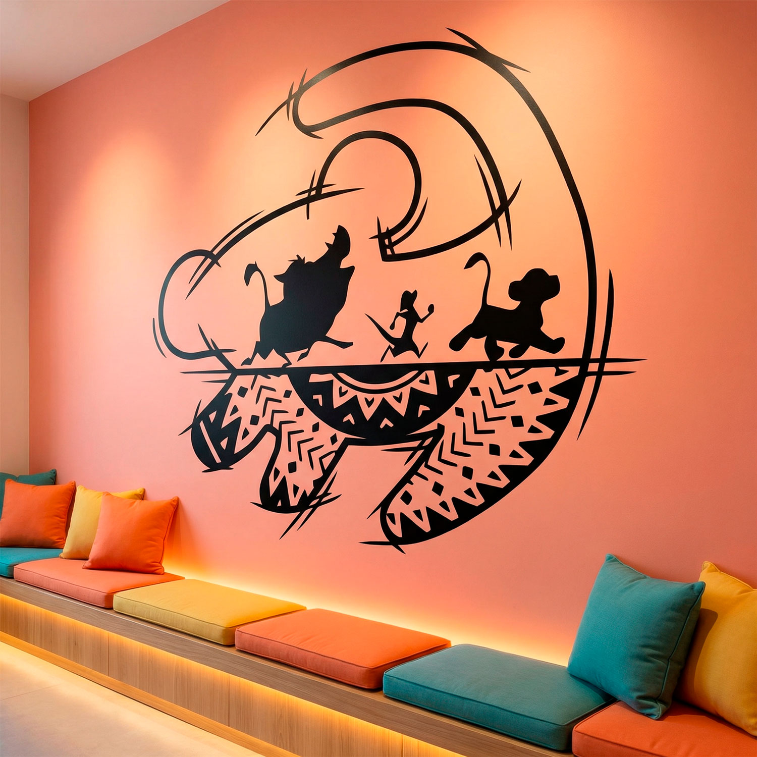 Adesivi per Bambini: L'arte The Lion King