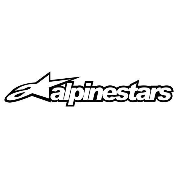 Adesivi Murali: Alpinestars orizzontale