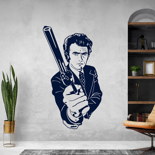 Adesivi Murali: Dirty Harry con la pistola