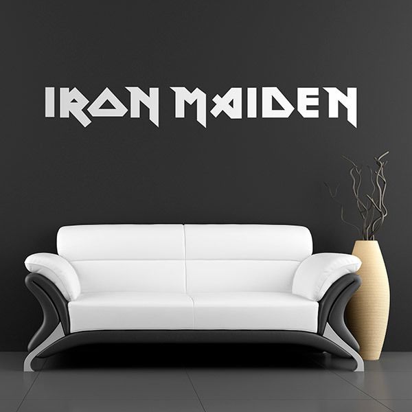 Adesivi Murali: Iron Maiden Bigger 0