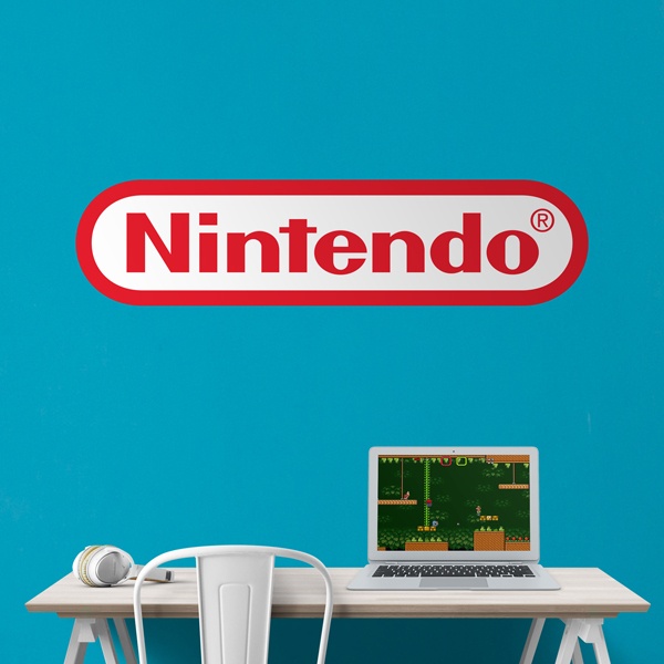 Adesivi Murali: Logo Nintendo Bigger