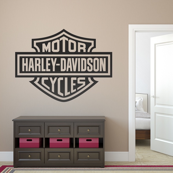 Adesivi Murali: Logo Harley Davidson Bigger