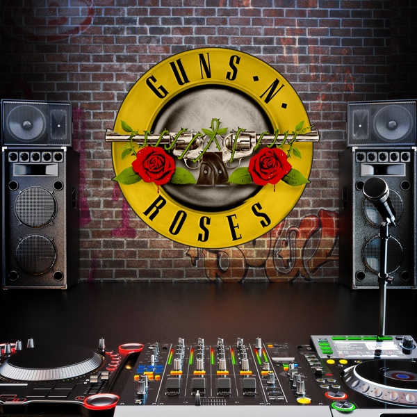 Adesivi Murali: Guns n Roses Bigger