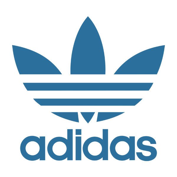 Adesivi Murali: Primo logo di Adidas