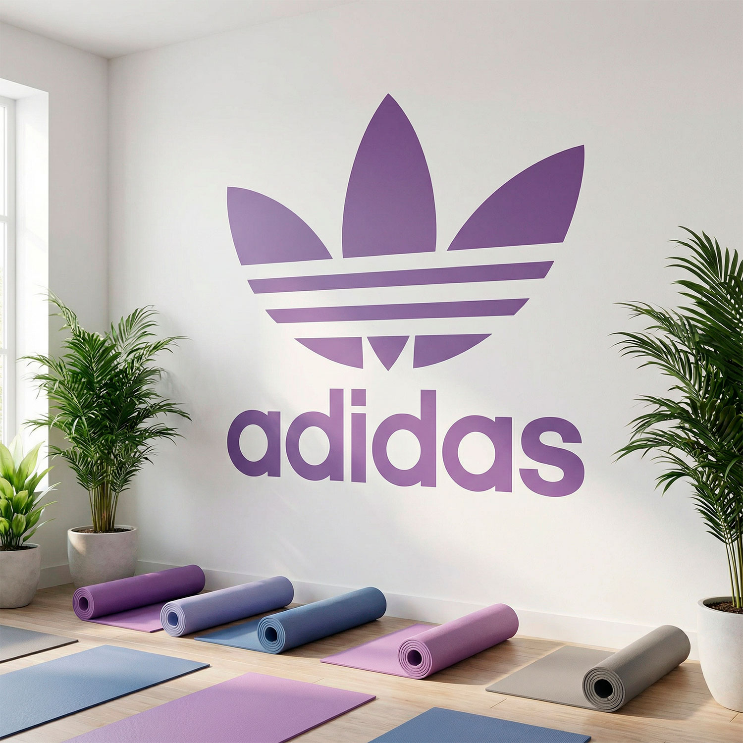 Adesivi Murali: Primo logo di Adidas