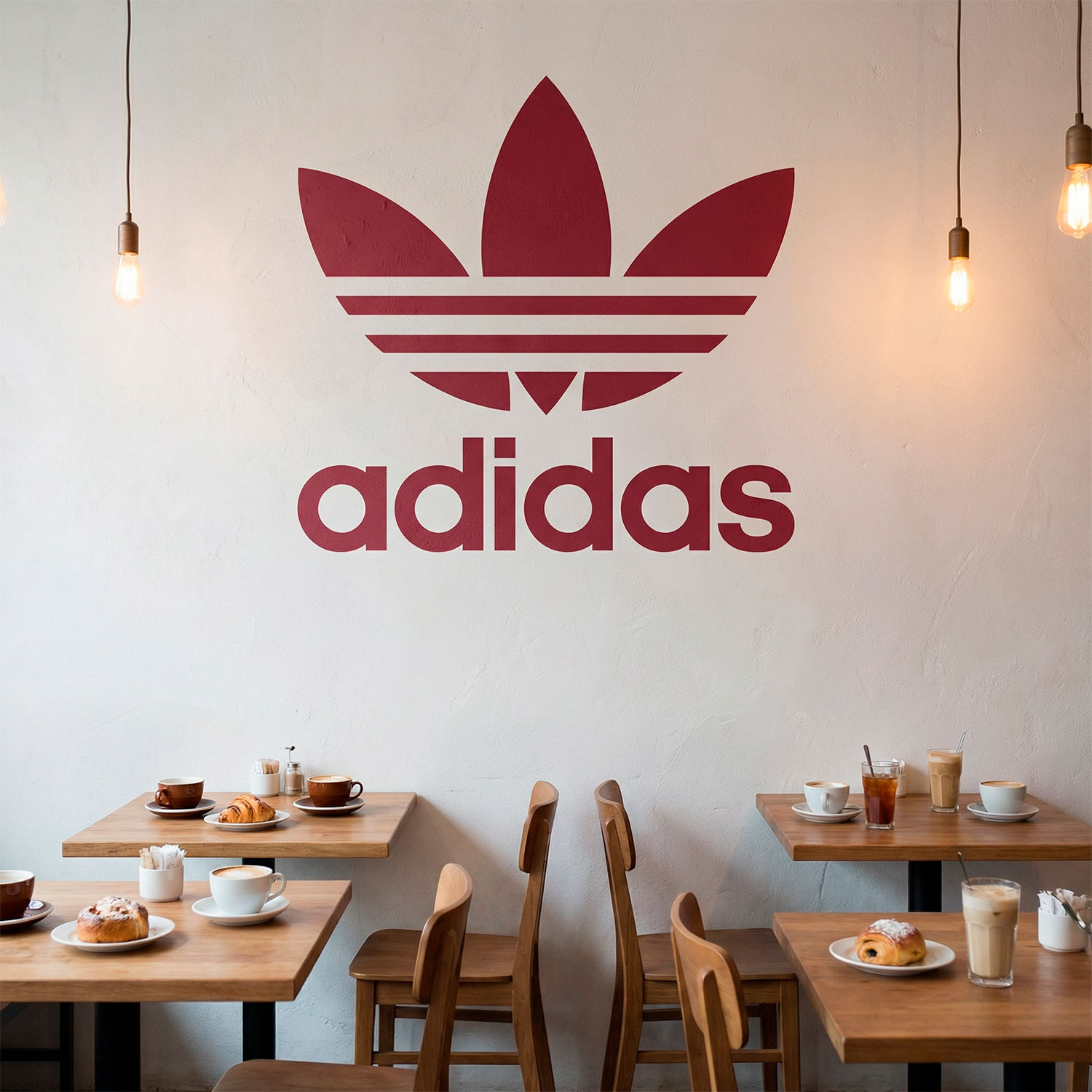 Adesivi Murali: Primo logo di Adidas
