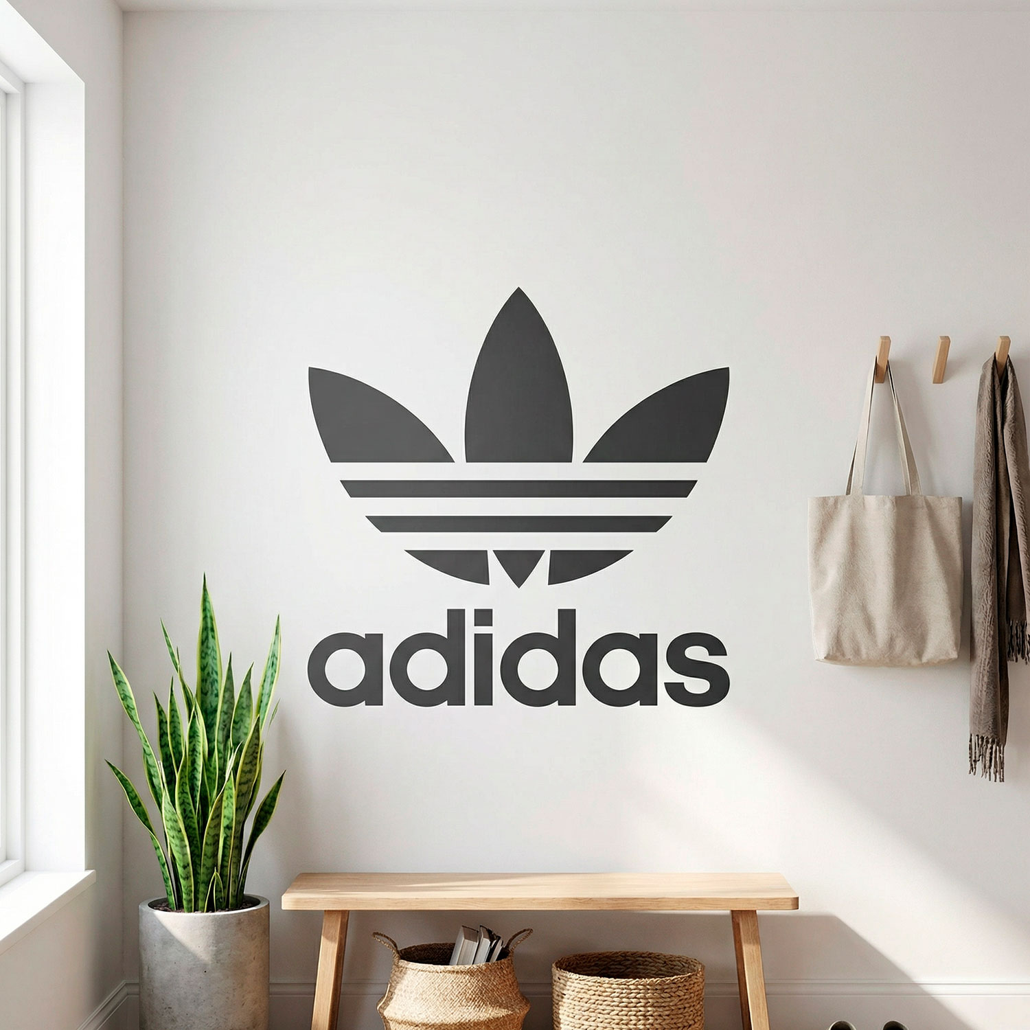 Adesivi Murali: Primo logo di Adidas