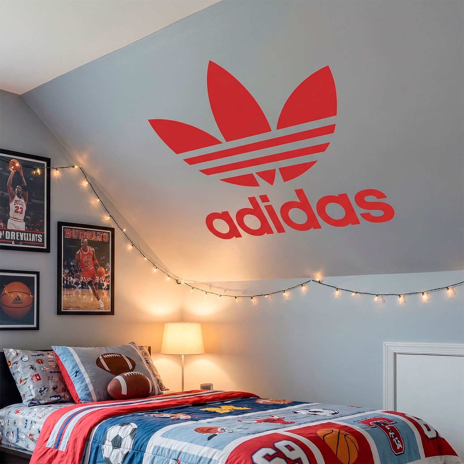 Adesivi Murali: Primo logo di Adidas