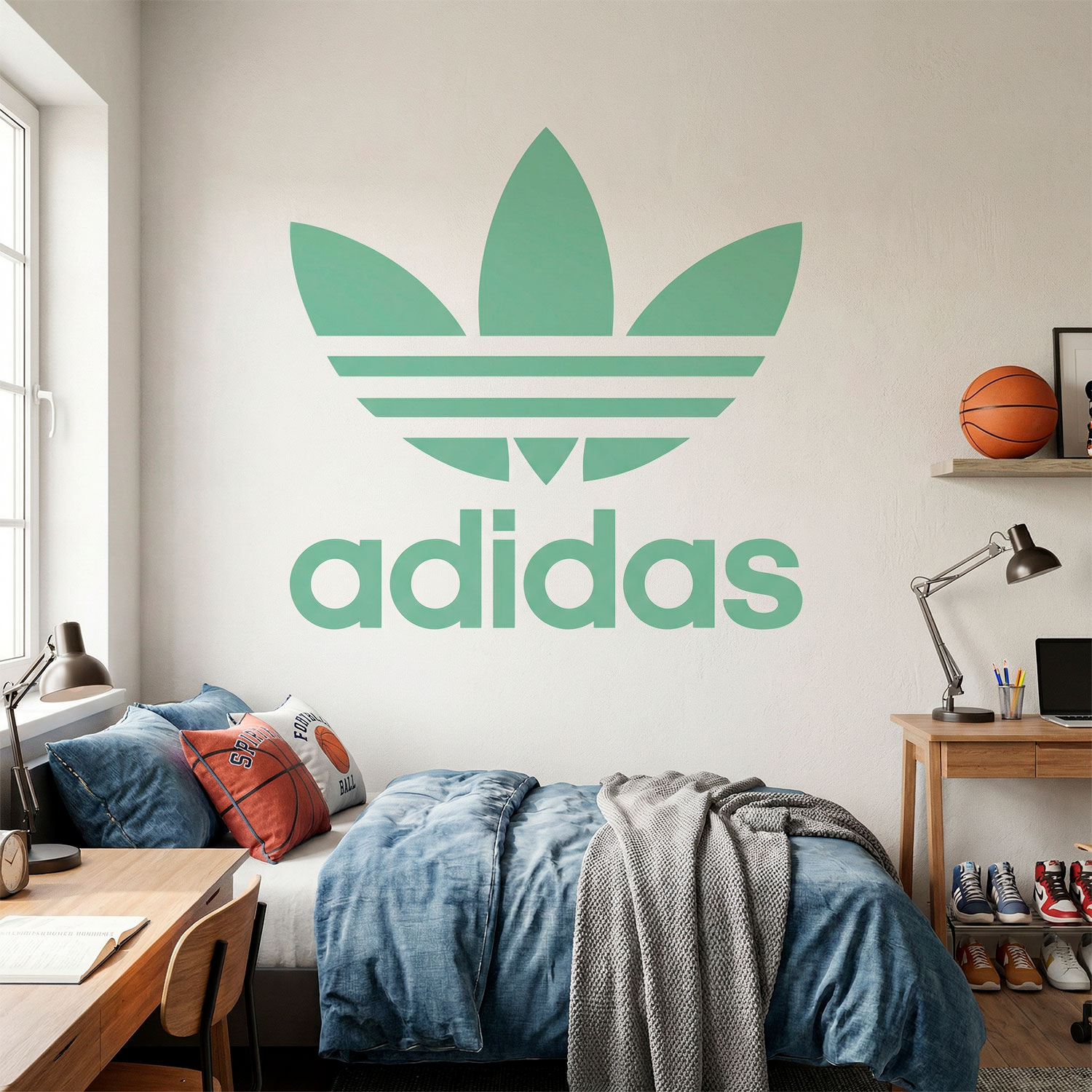 Adesivi Murali: Primo logo di Adidas