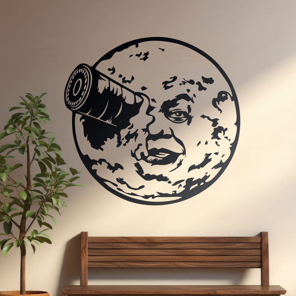 Adesivi Murali: Il viaggio di Jules Verne sulla Luna
