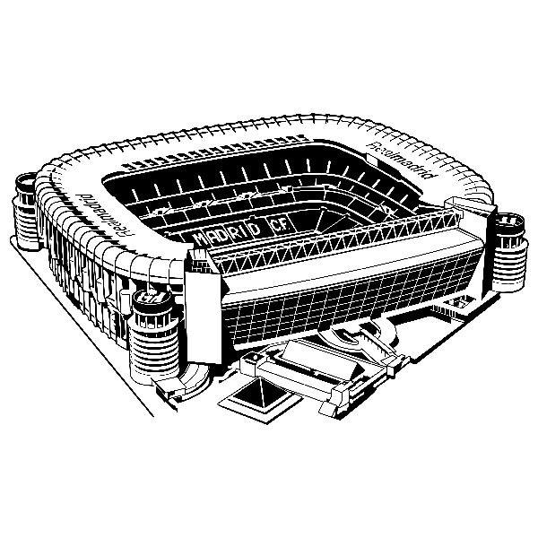 Adesivi Murali: Stadio Santiago Bernabéu