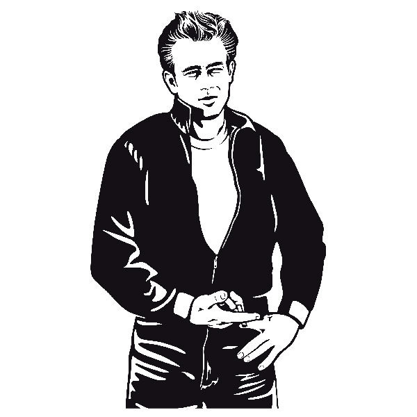 Adesivi Murali: James Dean Bomber