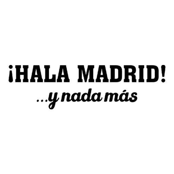 Adesivi Murali: Hala Madrid e nient'altro
