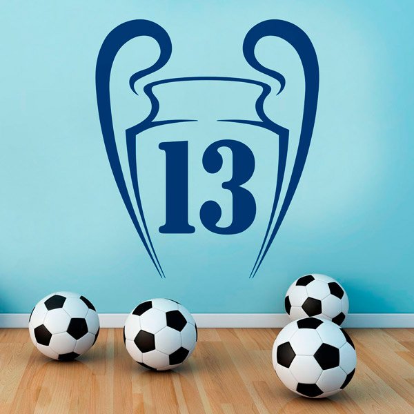 Adesivi Murali: Real Madrid 13 Champions