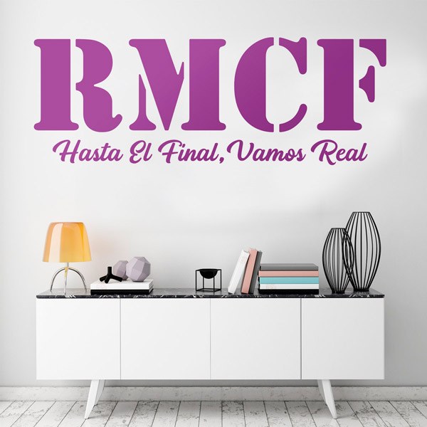 Adesivi Murali: RMCF Fino alla fine, forza Real