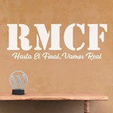 Adesivi Murali: RMCF Fino alla fine, forza Real 2