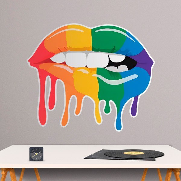 Adesivi Murali: Labbra LGTBI