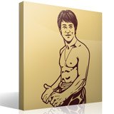 Adesivi Murali: Bruce Lee 2