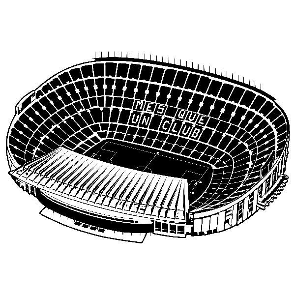 Adesivi Murali: Stadio Camp Nou