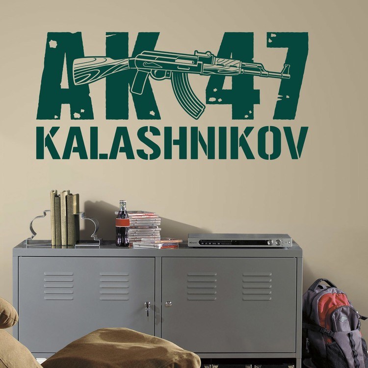 Adesivi Murali: AK 47 Kalashnikov