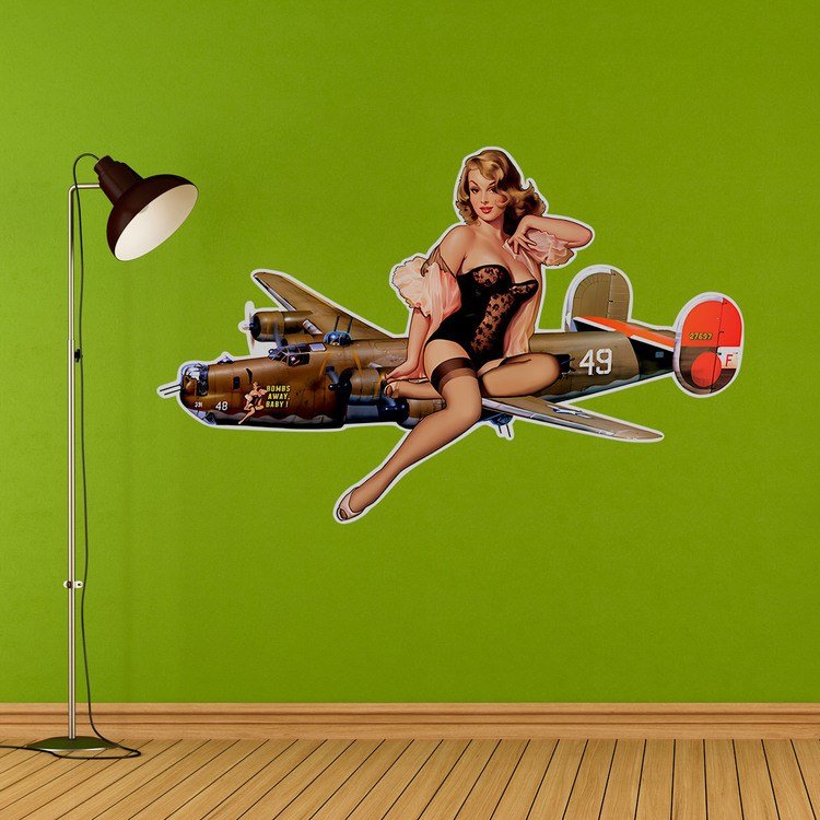 Pin-up vintage su bombardiere 2/2