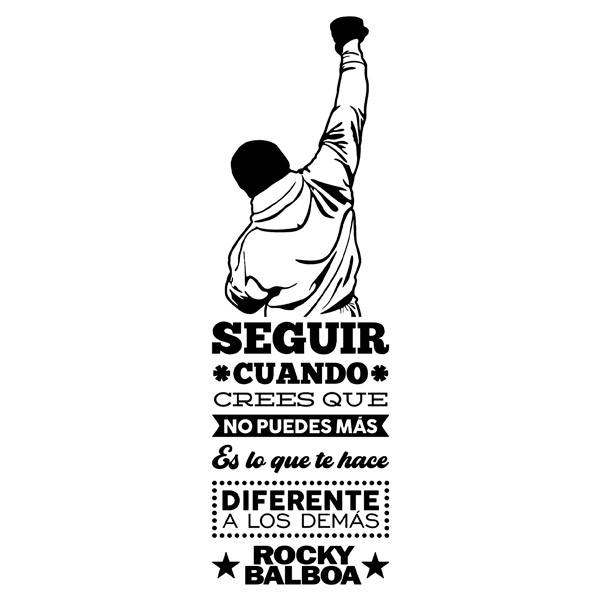 Adesivi Murali: Vinile decorativo con frase di Rocky Balboa
