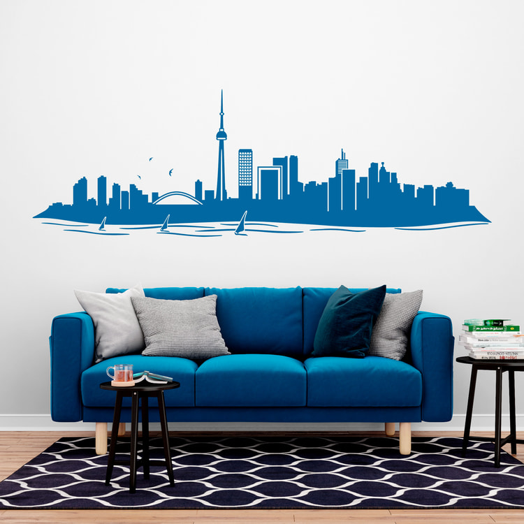 Adesivi Murali: Skyline di Toronto