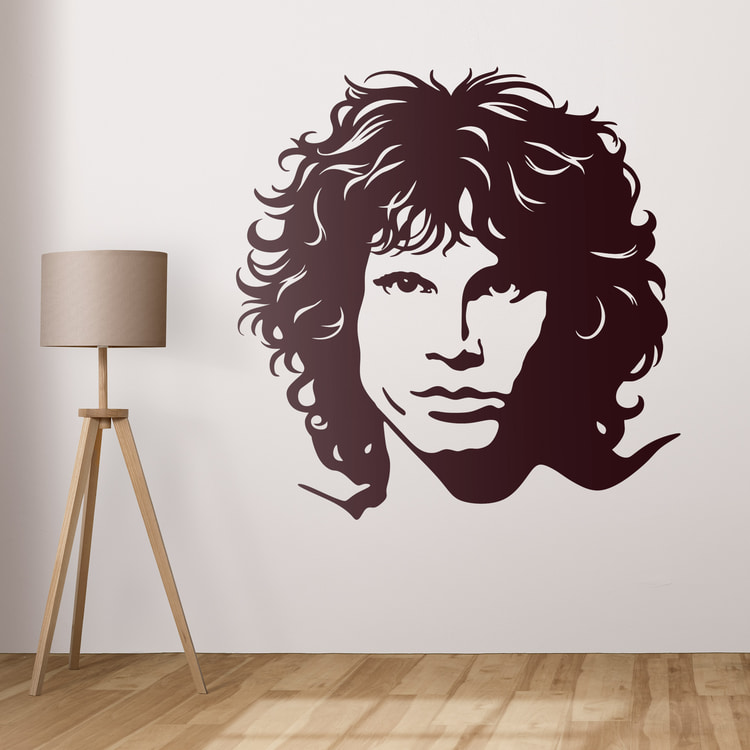 Adesivi Murali: Jim Morrison - The Doors