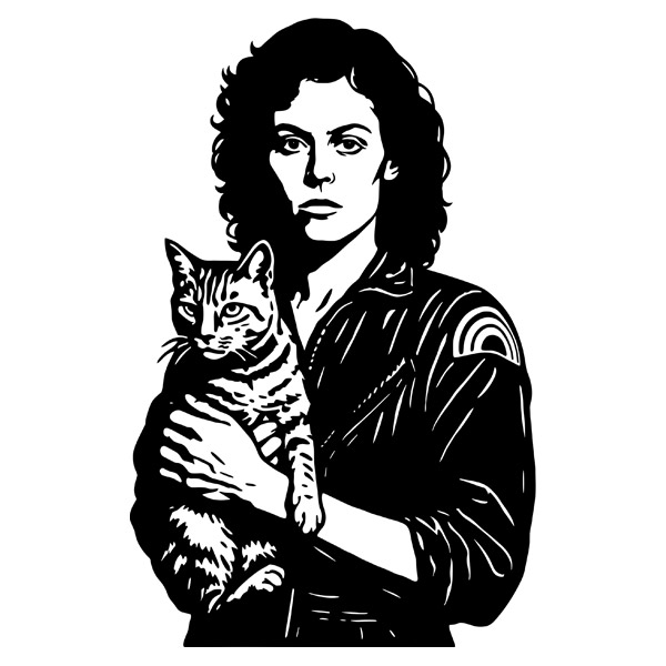 Adesivi Murali: Ripley e Jonesy
