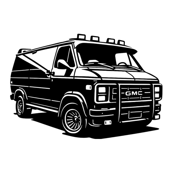Adesivi Murali: Furgone A-Team