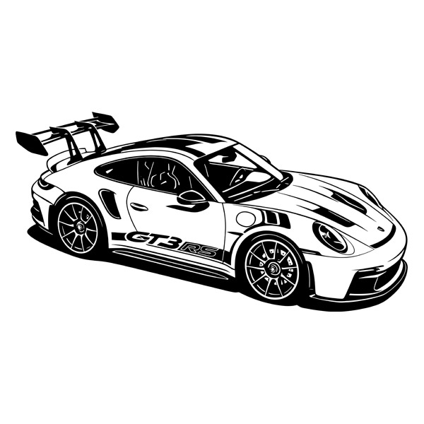 Adesivi Murali: Porsche 911 GT3 RS 991