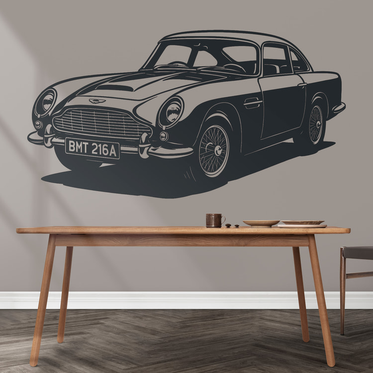 Adesivi Murali: Aston Martin DB5 007