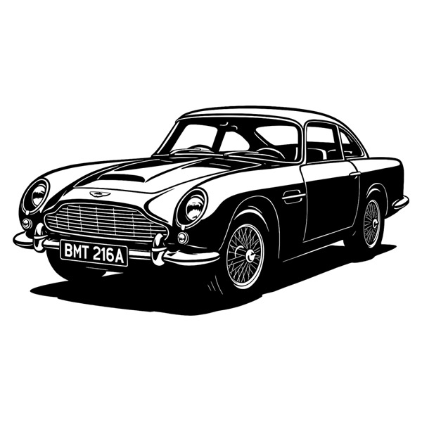 Adesivi Murali: Aston Martin DB5 007