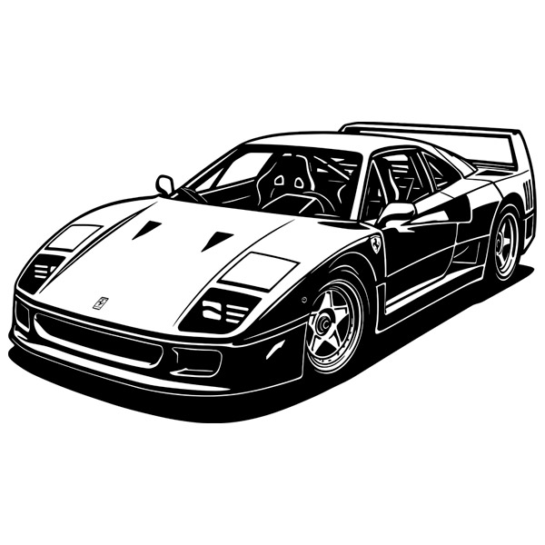 Adesivi Murali: Ferrari F-40