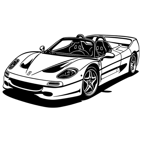 Adesivi Murali: Ferrari F-50